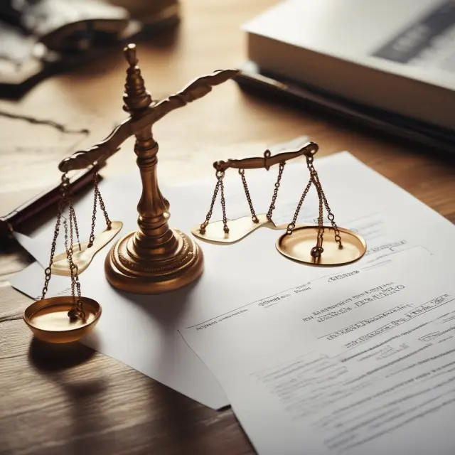 Justice scales balancing a mortgage document and RESPA disclosures for fair real estate transactions