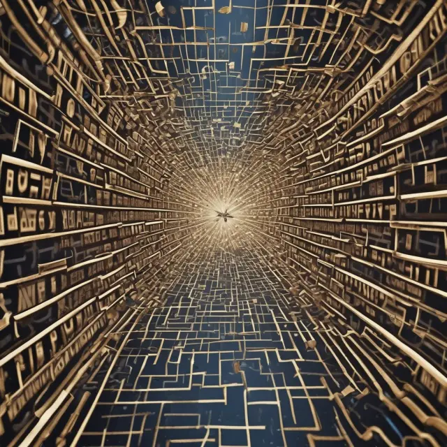 A visualization of real-time quotes flowing through a complex network of stock exchanges, illustrating the importance and interconnectedness of stock quote information in financial markets