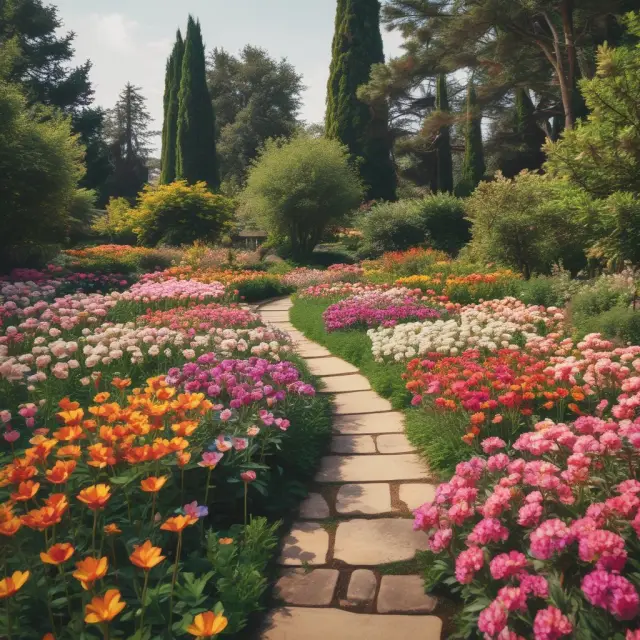 REITs, a thriving garden of diverse real estate investments promoting economic growth.