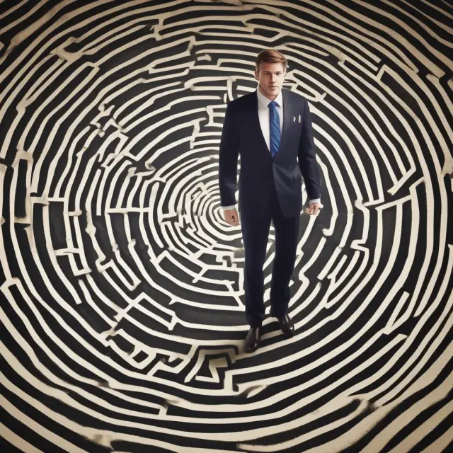 A real estate agent holding a compass, symbolizing their role in guiding buyers and sellers through the intricacies of the property market