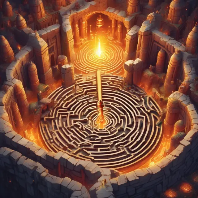 Golden key leads investor through maze, signifying due diligence for entering RELP with considerations such as illiquidity and high minimum investments