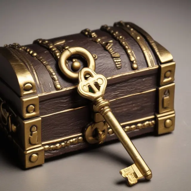 Golden key opening a treasure chest, symbolizing the numerous tax advantages in Real Estate Limited Partnerships