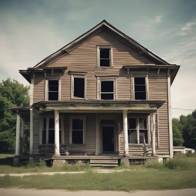Worn-down REO property with tenants, requiring repairs and representing landlord responsibilities