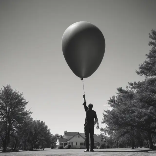 Image of a lender releasing a balloon representing an REO property into the sky, signaling their desire to sell and move on