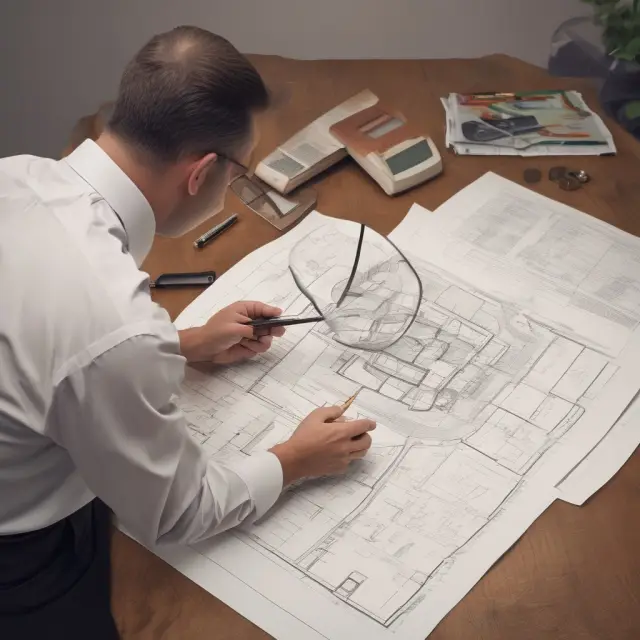 An inspector, appraiser, and financing expert collaborating on REO property preparations