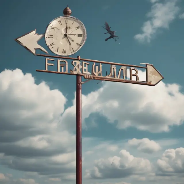 A weathervane shaped like a compass with real interest rates adjusting the direction of various investment arrows