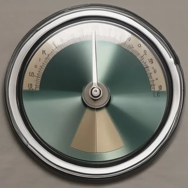 A CD represented as a balance scale, with a clock in the background. One pan holds gold coins representing earnings while the other holds red weights symbolizing penalties.