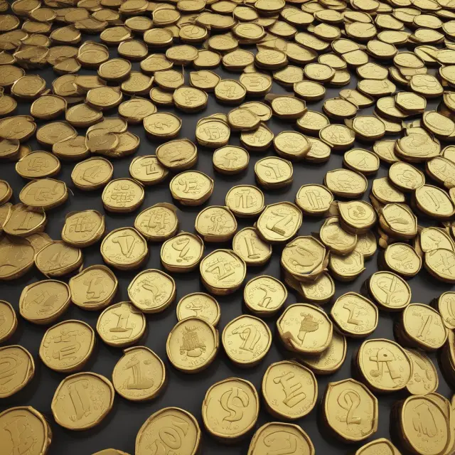 Image: Golden coins ascending through an inflated seawater, symbolizing real rate of return in investment evaluations