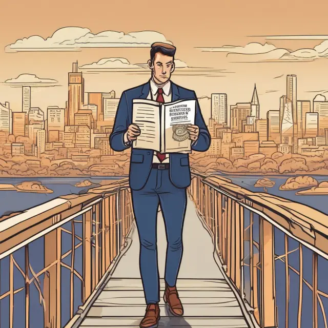 Person in realtor attire on a bridge, signifying commitment to NAR