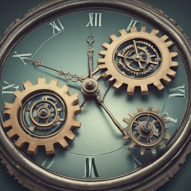 Two gear wheels represent receivership and liquidation, symbolizing distinct processes in company turnaround or dissolution.