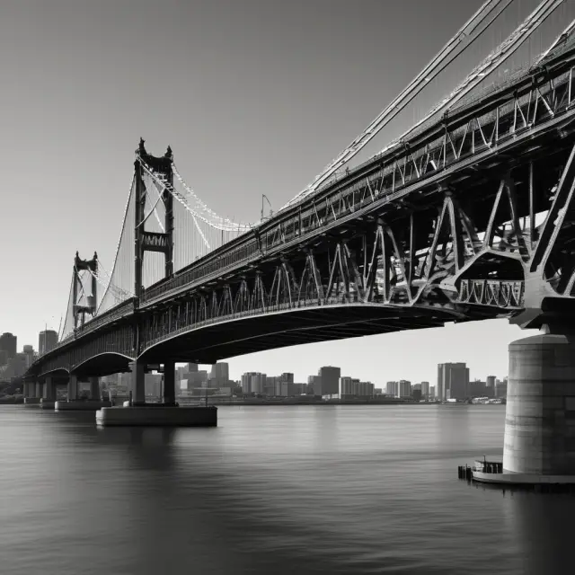 An elegant bridge symbolizing the record date, connecting stock buyers to eligibility for dividends