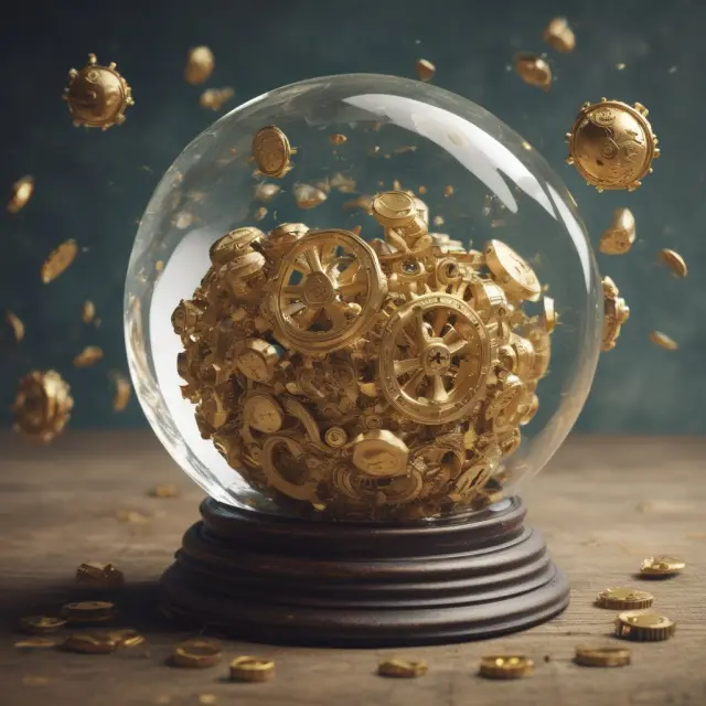 Golden crystal ball filled with coins: Institutional investor recourse loan trends with CLO gears and distressed debt pieces