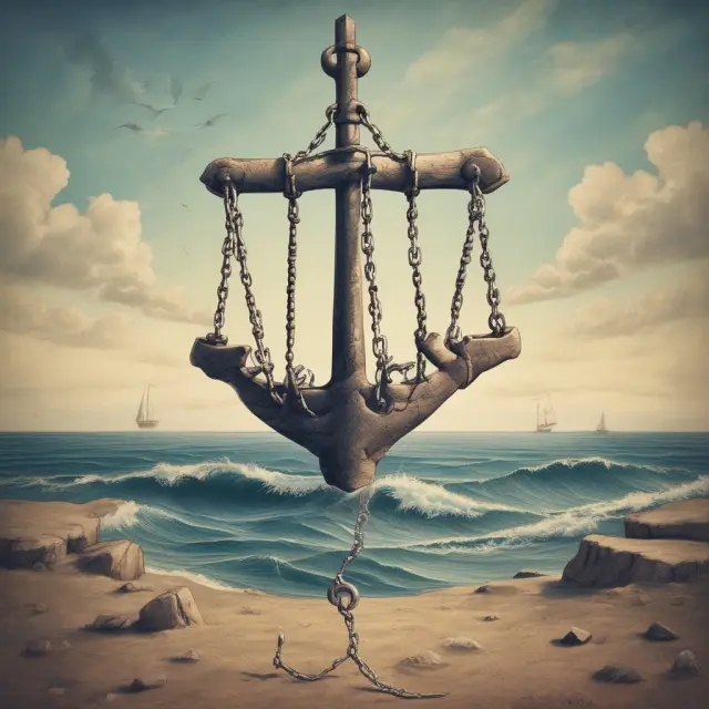 Institutional investor with scales, balancing the advantages and disadvantages of using recourse debt