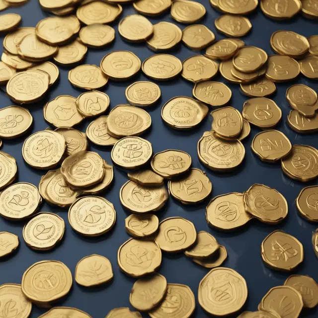 A river filled with golden coins representing brand loyalty and steady, recurring revenue for businesses