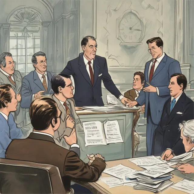 A mutual fund manager presenting redemption checks to a group of diverse investors, emphasizing the importance of informed investment decisions and managing fees