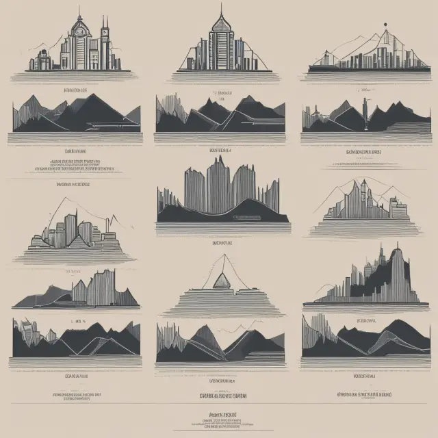 A stable image featuring a financial landscape with four pillars representing the Federal Funds Rate, LIBOR, Prime Rate, and U.S. Treasury Securities.