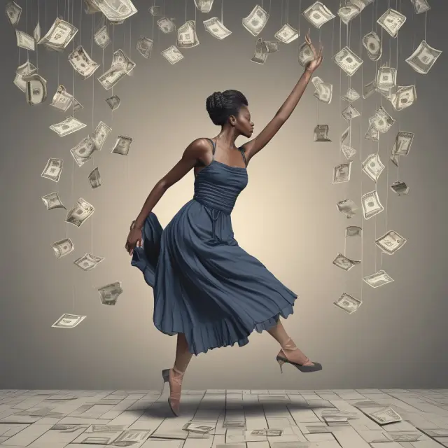 Two dancers exchange positions on a LIBOR stage, representing fixed and floating interest rates in an interest rate swap