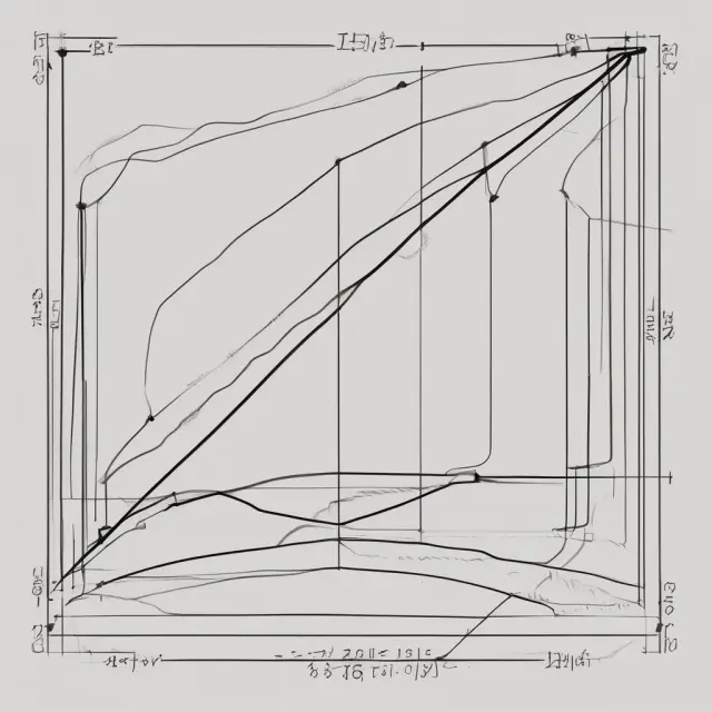 Image of two regression lines: a simple line representing single variable analysis and a complex, curved line representing multiple variable analysis in finance
