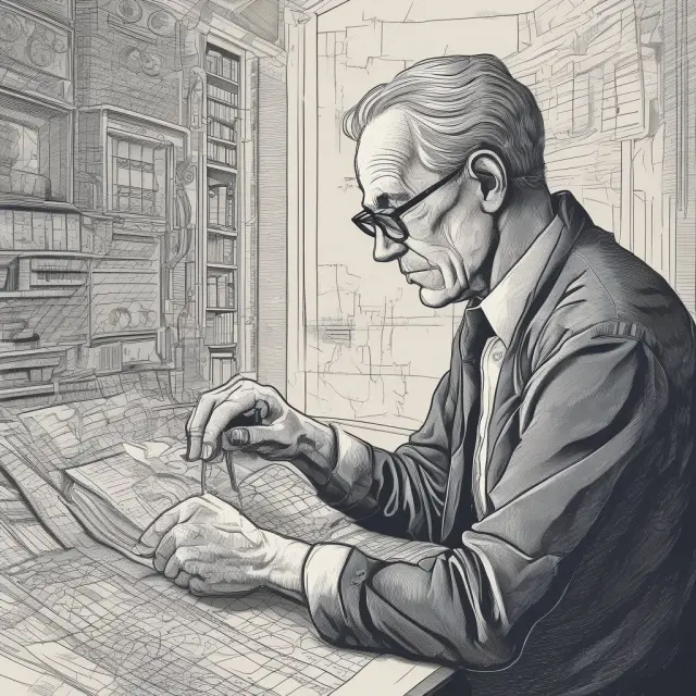 Statistician working with regression analysis and machine learning techniques in a finance context. Image includes visuals of statistical charts, graphs, and datasets.