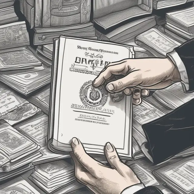 Regulator hand closes short selling book, representing Regulation SHO