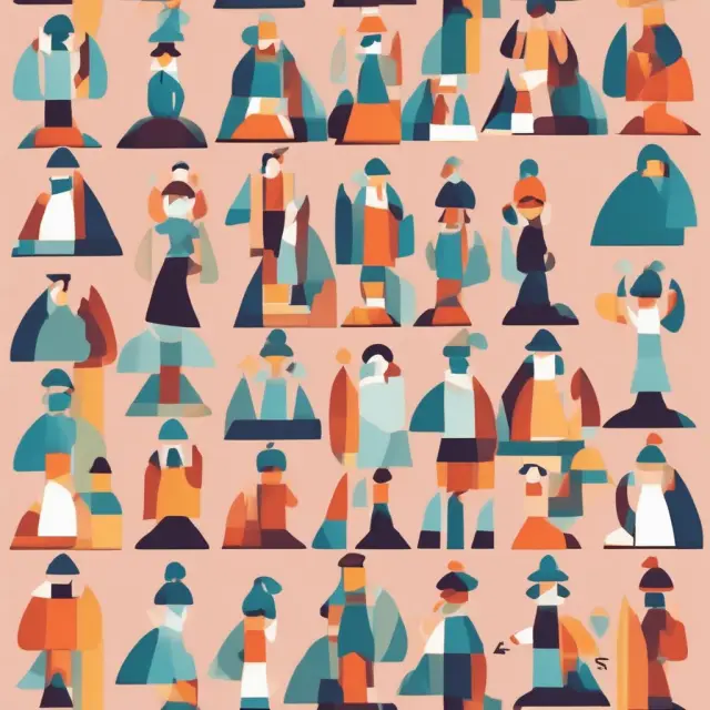 A scale balanced with diverse people representing various races, genders, and religions, symbolizing the fairness of Regulation B in credit transactions.