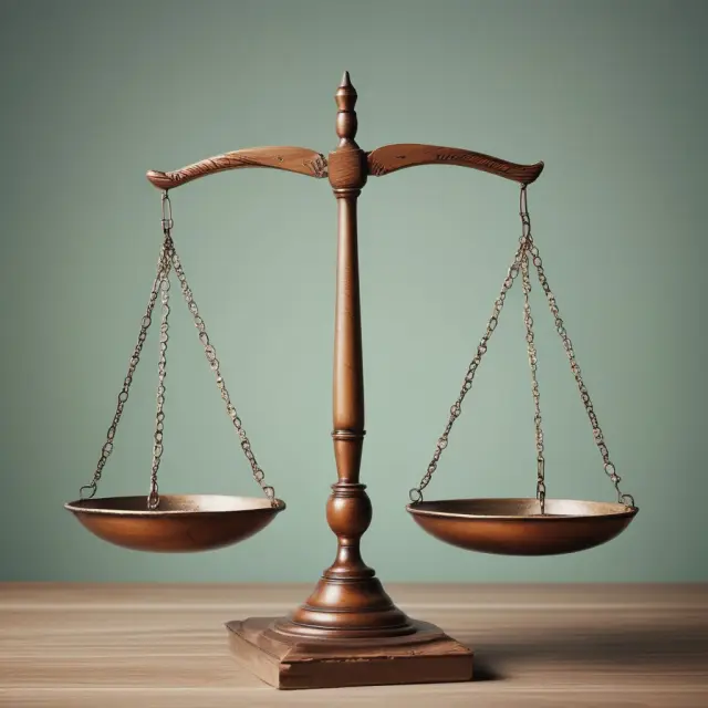 A set of scales balanced on a financial platform, representing Regulation B