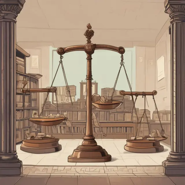 Scales with people of different backgrounds balancing on an equality table, representing individuals and entities subjected to Regulation B