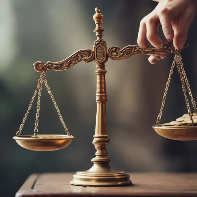 A set of scales balancing, symbolizing equal opportunity in lending thanks to Regulation B