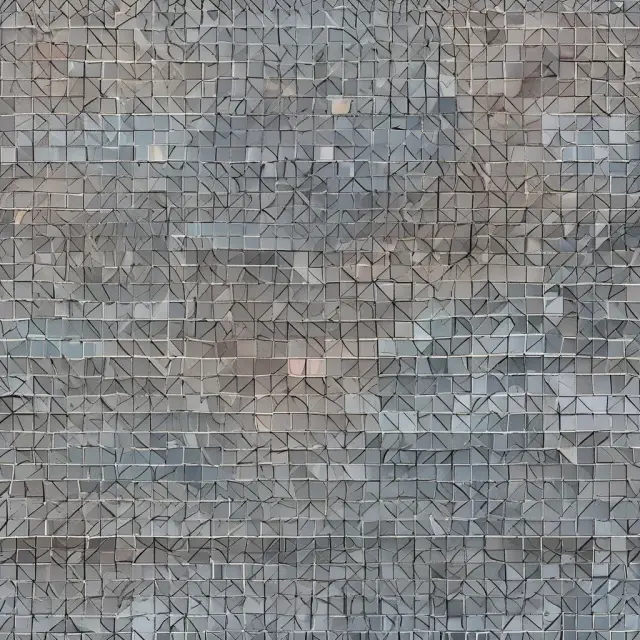 Mosaic depicting Regulation Z with interlocking tiles representing nominal rates and annual percentage rates (APRs).