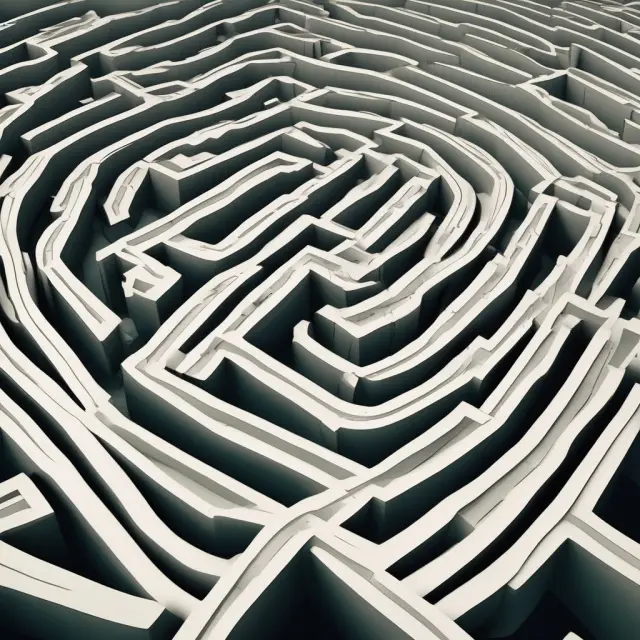 An intricate maze filled with open-end and closed-end credit, with Regulation Z ensuring clear signposts for consumers