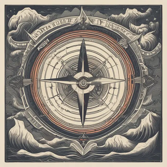 A compass floating on water symbolizes navigating state regulations for a successful offering under Regulation A