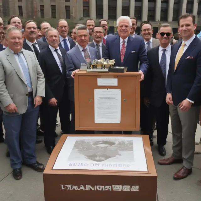 A time capsule opening with $5 million flowing out to accredited and limited non-accredited investors, symbolizing Rule 505