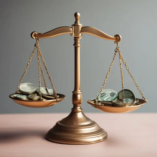 Two scales balanced differently, with accredited investors represented by a gold scale and non-accredited investors by a silver scale. They symbolize Regulation D and Regulation A.