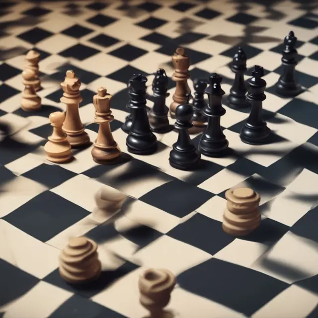 A chessboard set with facultative and treaty reinsurance pieces, ready for strategic placement