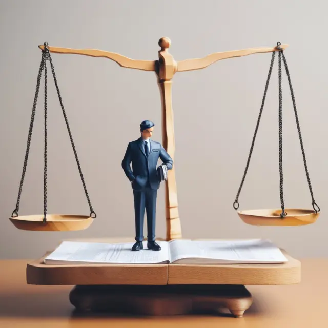 A reinsurer skillfully navigates a complex maze of contracts, balancing risk on a scale to maintain stable earnings.