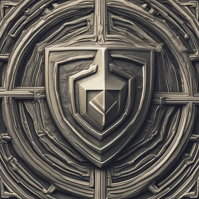 Two interconnected shields representing insurers and reinsurers, exchanging protection to illustrate the essence of reinsurance