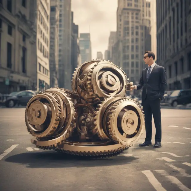 A gear system with interest rates as cogs: when they shift, the smooth operation of reinvestment can be disrupted, impacting an investor