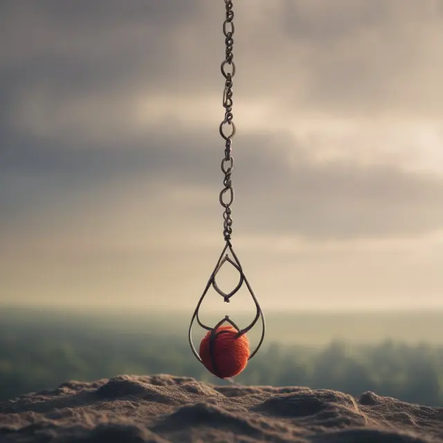 Visualization of reinvestment risk with a pendulum representing the choice between callable and non-callable investments