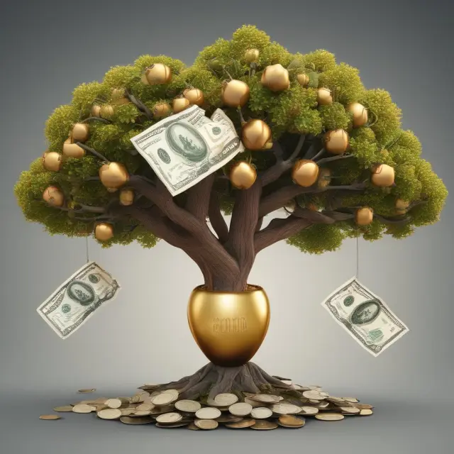 Image of a prosperous tree growing from an acorn, symbolizing a successful REIT