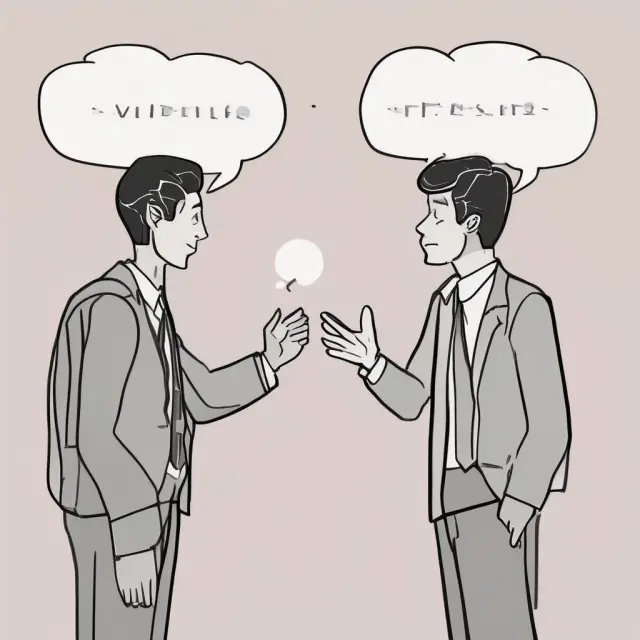People in business attire, sharing speech bubbles to represent effective communication and active listening