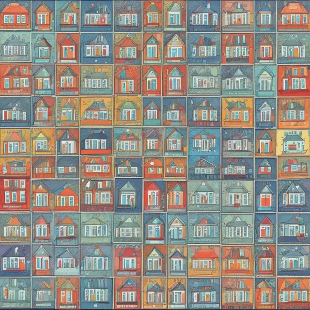 Countries around the world with rent control policies illustrated as distinct tiles on a mosaic.