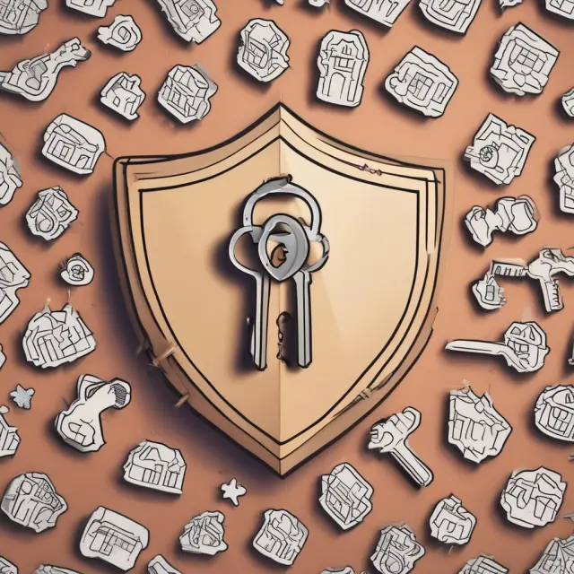 A protective shield emblazoned with question marks and tenants