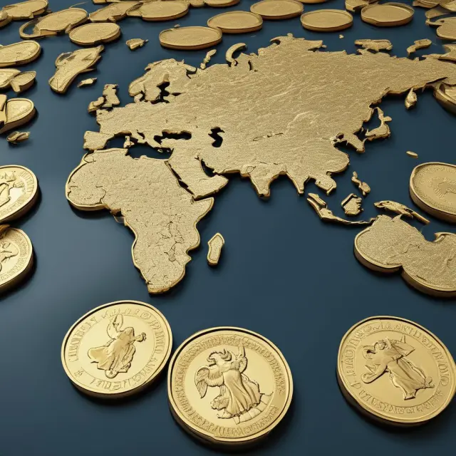 Gold coins flowing from Europe to America, representing U.S. tax implications of repatriated earnings
