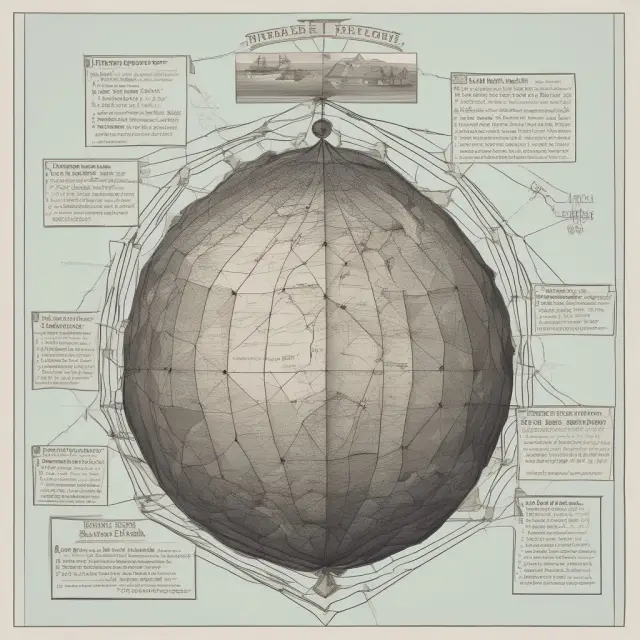 A triangle formed by central banks, commercials, and investors in the vast global repo market ocean represents their roles in short-term funding and monetary policy.
