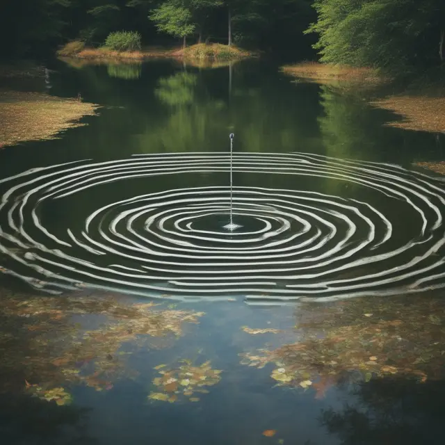 Metaphorical image of a rippling pond representing the wide-ranging effects of reputational damage on businesses