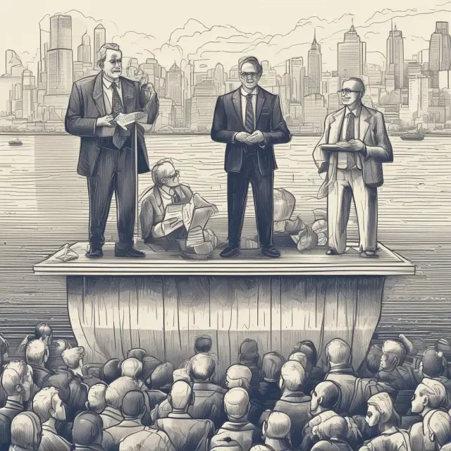 Two researchers, one sailing a buy-side research boat and the other delivering sell-side presentations