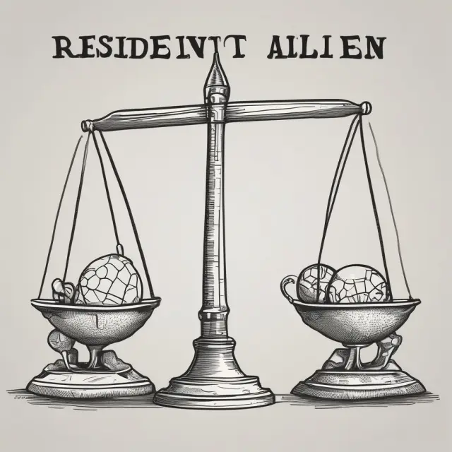 Image of a scale balancing two globes labeled 