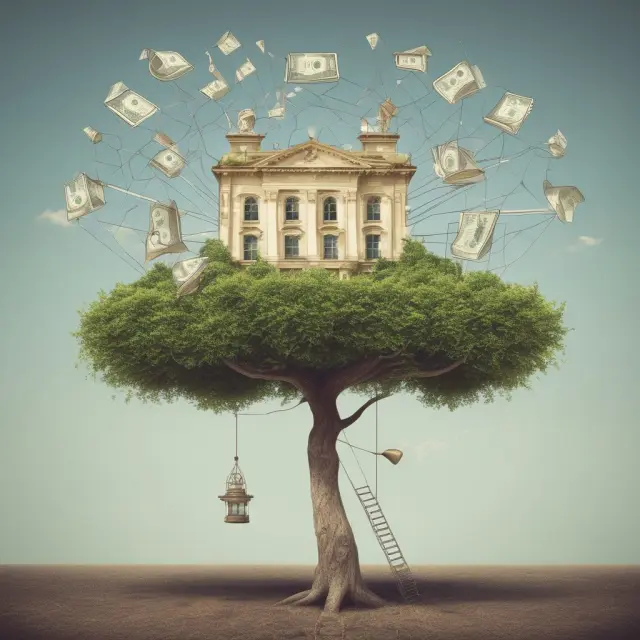 A seesaw balancing dividends for shareholders and capital expenditures, symbolizing the trade-off between consistent payouts and long-term growth.