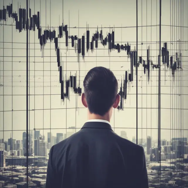 An investor holding a pendulum with an ROA ratio, assessing fluctuations in net income leading to varying asset performance