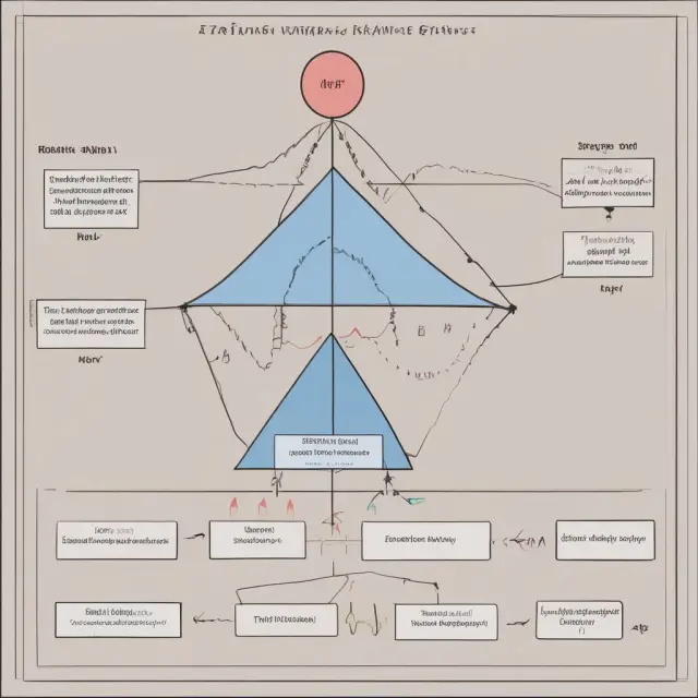 Two interconnected scales: one for residual variance (error), the other for explained variance (model). Balanced scales signify effective statistical modeling.